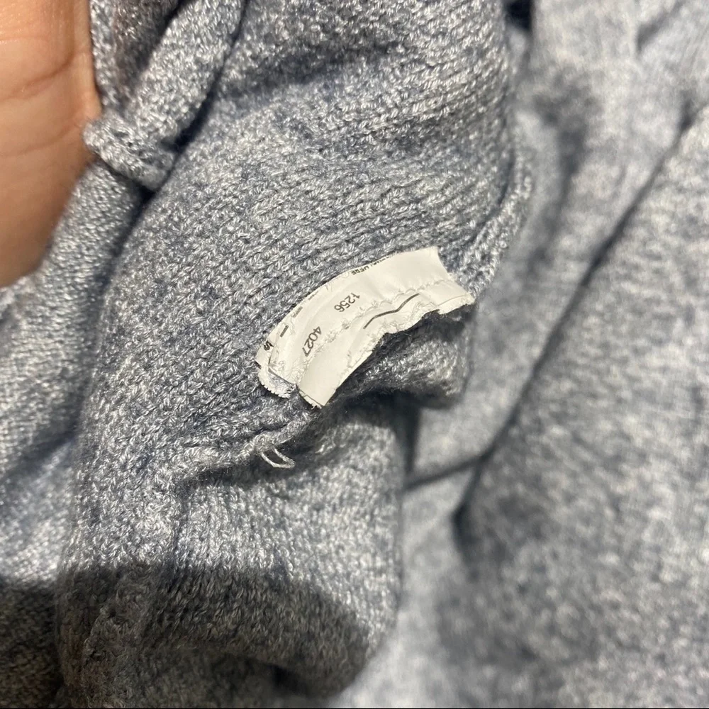 🐑 MANGO GREY KNIT CARDIGAN SWEATER!